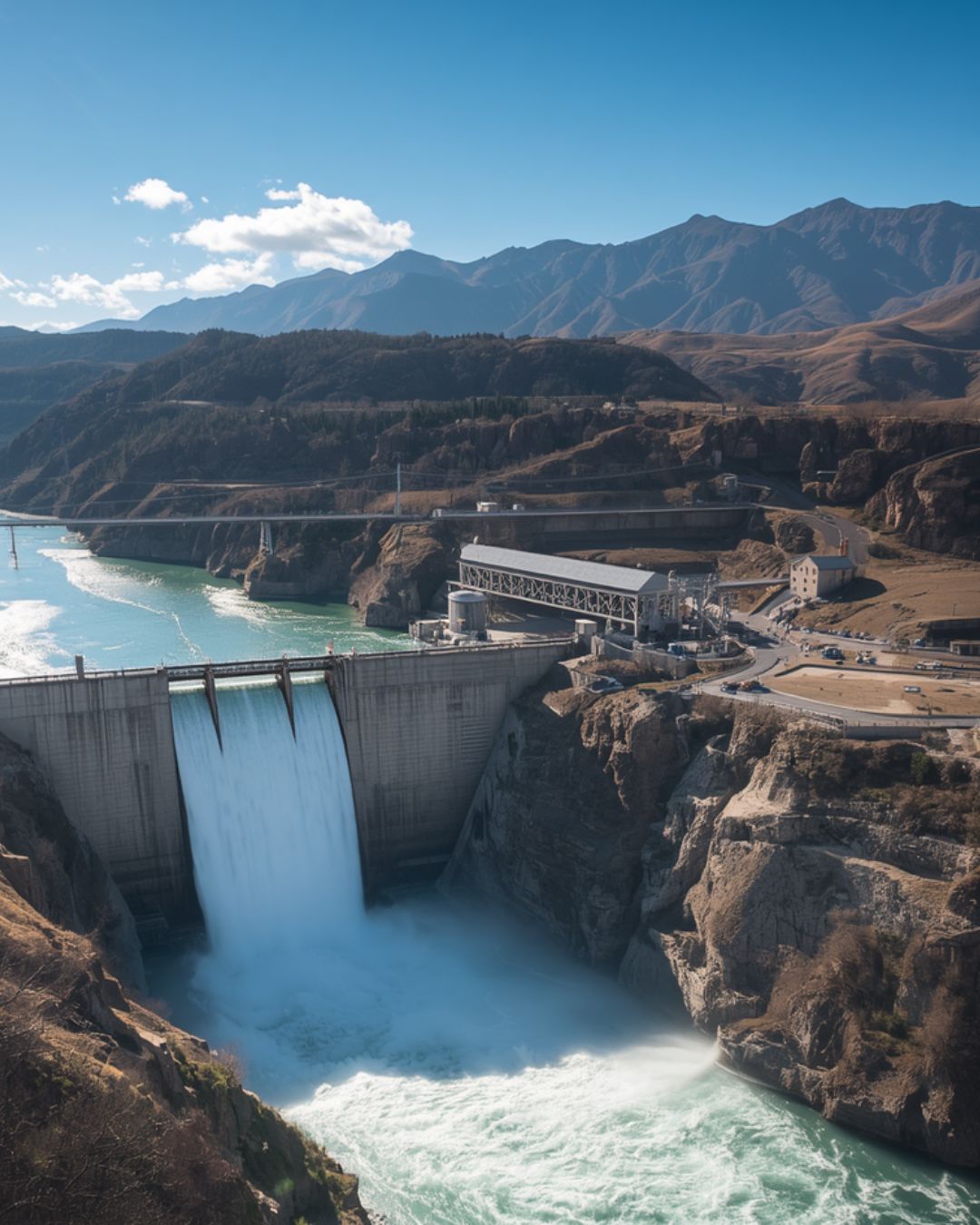 Presa y central hidroeléctrica de gran escala