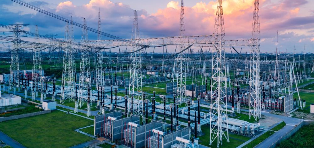 Subestación eléctrica de alta tensión