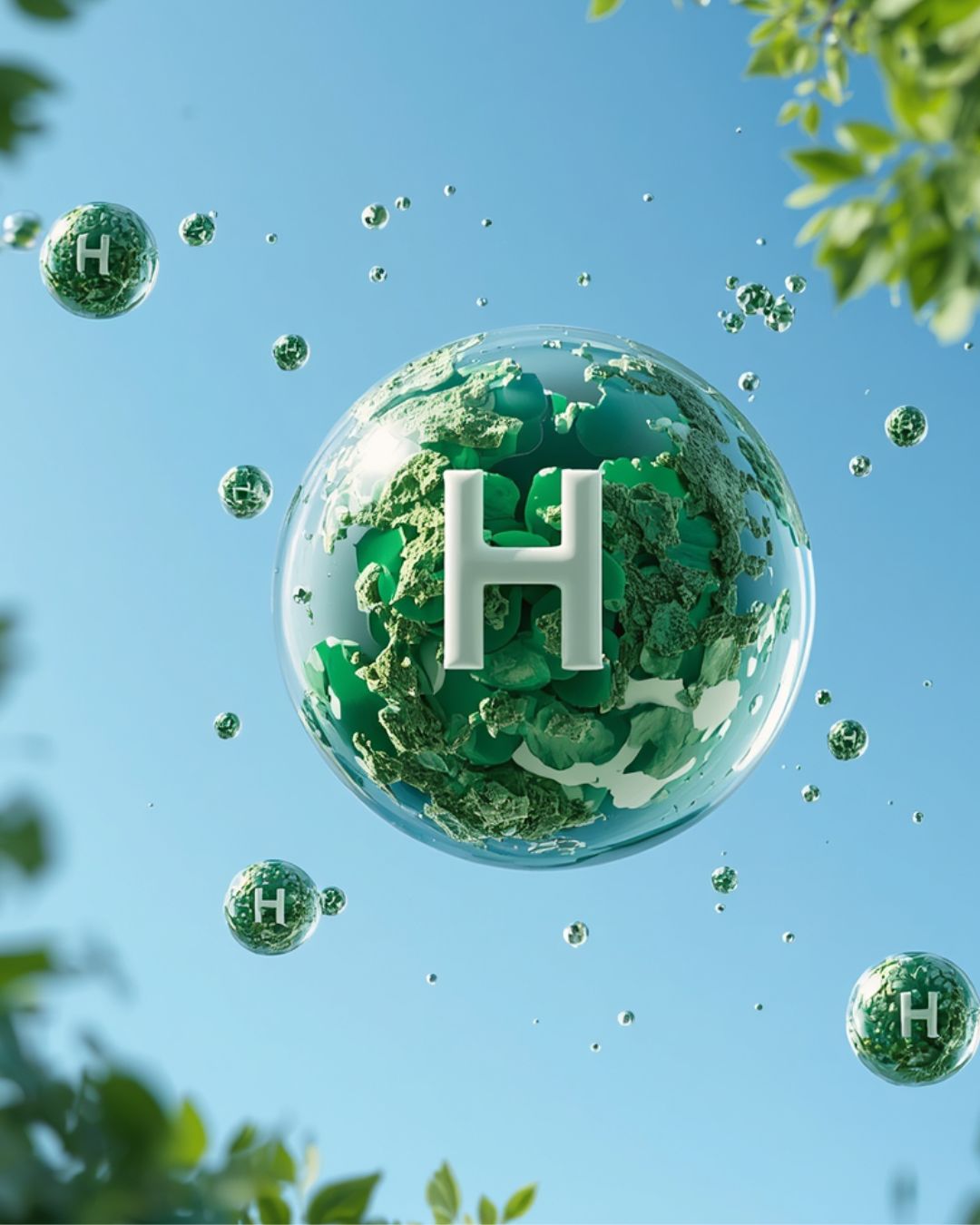 Instalación de producción de hidrógeno verde por electrólisis